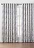 Alan Symonds Fiji Jacquard Pair of Lined Eyelet Curtains | Kaleidoscope