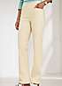 Straight Cut Cotton Twill Jeans
