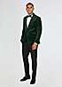 Harry Brown Leo Velvet Tuxedo Dinner Jacket With Shawl Lapel Detail In 