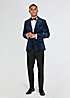 Harry Brown Leo Velvet Tuxedo Dinner Jacket With Shawl Lapel Detail In 