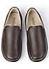 Hotter Dark Brown Relax Men’s Slippers | Kaleidoscope