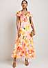 Kaleidoscope Mini Dress Amber Floral