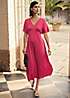 Seasalt Cornwall Pink Evenglow Satin Dress | Kaleidoscope