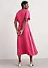 Seasalt Cornwall Pink Evenglow Satin Dress | Kaleidoscope