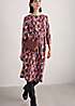Seasalt Cornwall Pink Sea Strewn Midi Dress | Kaleidoscope