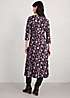 Seasalt Cornwall Purple Chapelle Three-Quarter Sleeve Jersey Dress ...