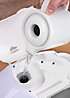 Tweepersoonsbed met opbergruimte, leeslampje en USB-oplader, beige