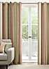 Whitworth Stripe Pair of Lined Eyelet Curtains | Kaleidoscope