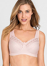 Miss Mary of Sweden Broderie Anglaise Front Fastening Bra