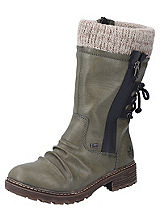 Shop for New In | Faux Leather | Size 4 | Green | Boots | Footwear ...